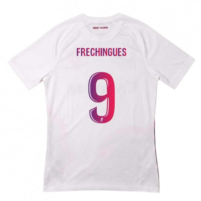 Danxen Män Léo Frechingues #9 Vit Rosa Lila Bortatröja Matchtröjor 2026/27 Tröjor T-Tröja