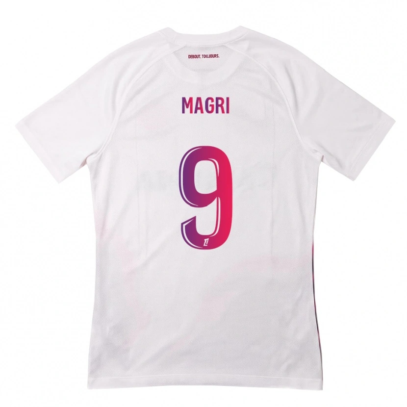 Danxen Män Frank Magri #9 Vit Rosa Lila Bortatröja Matchtröjor 2026/27 Tröjor T-Tröja