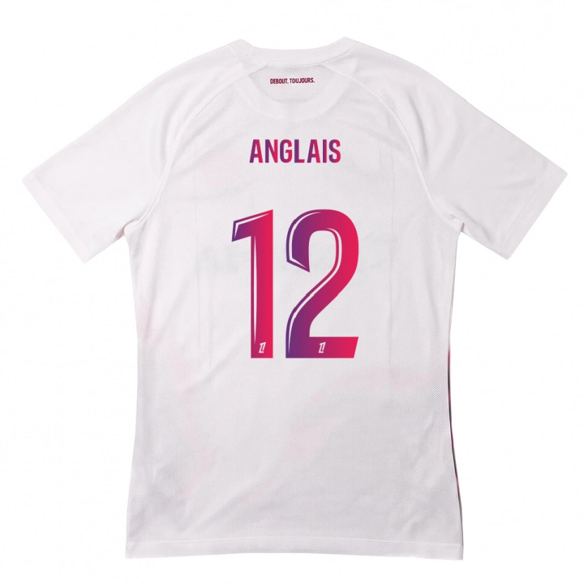 Danxen Män Anaëlle Anglais #12 Vit Rosa Lila Bortatröja Matchtröjor 2026/27 Tröjor T-Tröja