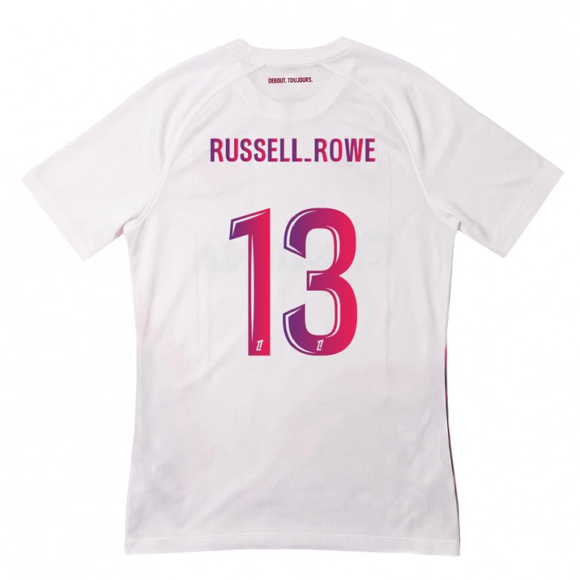 Danxen Män Jacen Russell-Rowe #13 Vit Rosa Lila Bortatröja Matchtröjor 2026/27 Tröjor T-Tröja