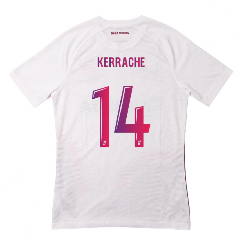 Danxen Män Marina Kerrache #14 Vit Rosa Lila Bortatröja Matchtröjor 2026/27 Tröjor T-Tröja