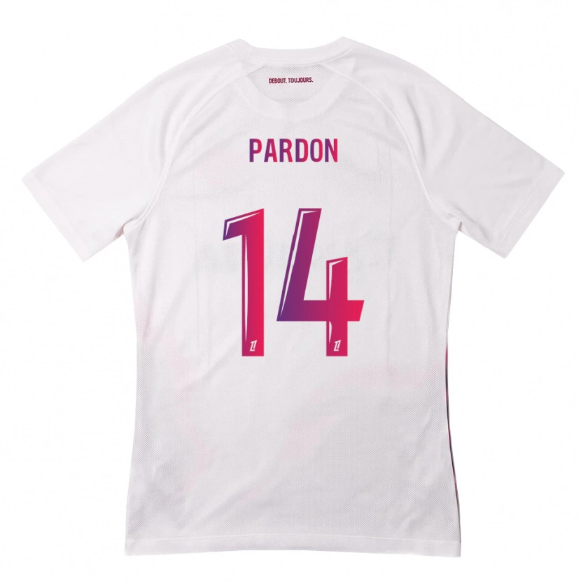 Danxen Män Pauline Pardon #14 Vit Rosa Lila Bortatröja Matchtröjor 2026/27 Tröjor T-Tröja