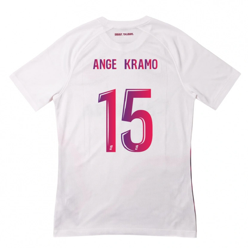 Danxen Män Marie Ange Kramo #15 Vit Rosa Lila Bortatröja Matchtröjor 2026/27 Tröjor T-Tröja