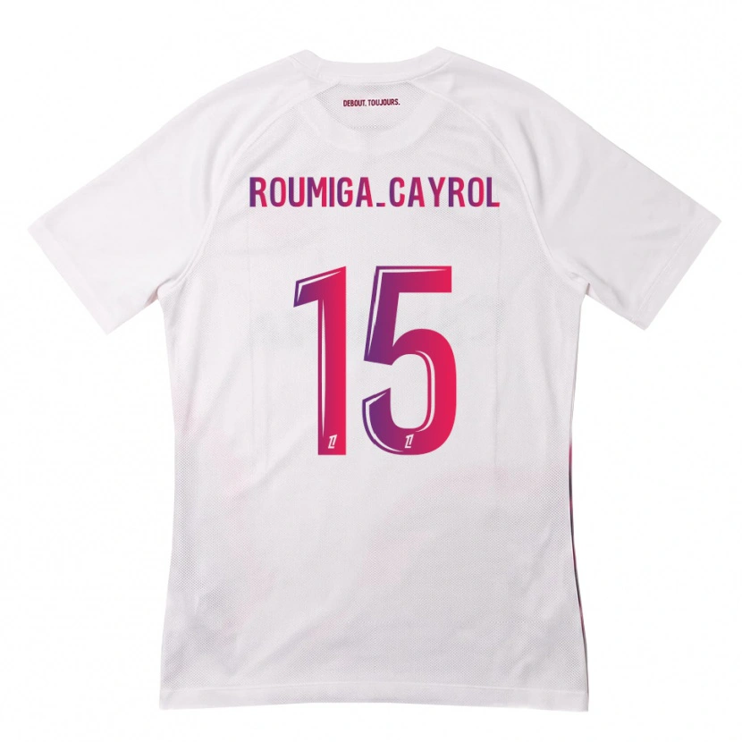 Danxen Män Sonia Roumiga-Cayrol #15 Vit Rosa Lila Bortatröja Matchtröjor 2026/27 Tröjor T-Tröja
