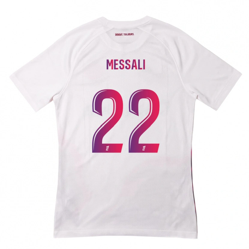 Danxen Män Rafik Messali #22 Vit Rosa Lila Bortatröja Matchtröjor 2026/27 Tröjor T-Tröja