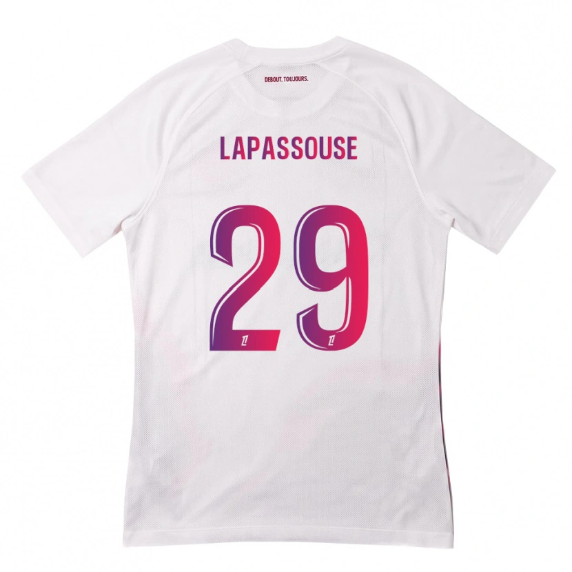 Danxen Män Louna Lapassouse #29 Vit Rosa Lila Bortatröja Matchtröjor 2026/27 Tröjor T-Tröja