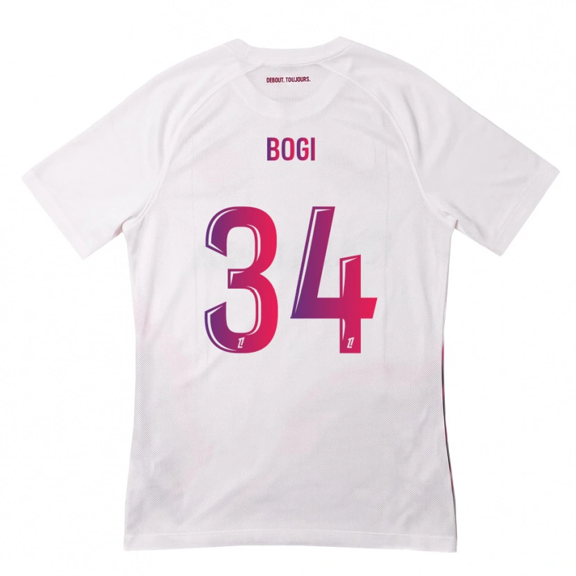 Danxen Män Fiona Bogi #34 Vit Rosa Lila Bortatröja Matchtröjor 2026/27 Tröjor T-Tröja
