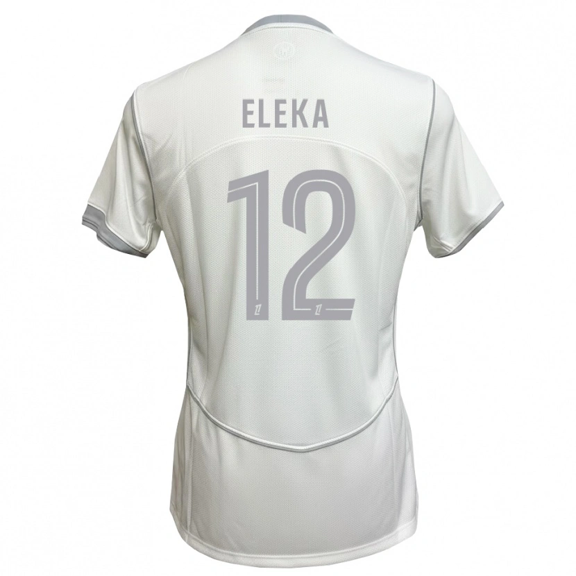 Danxen Män Nathan Eleka #12 Vit Grå Bortatröja Matchtröjor 2026/27 Tröjor T-Tröja