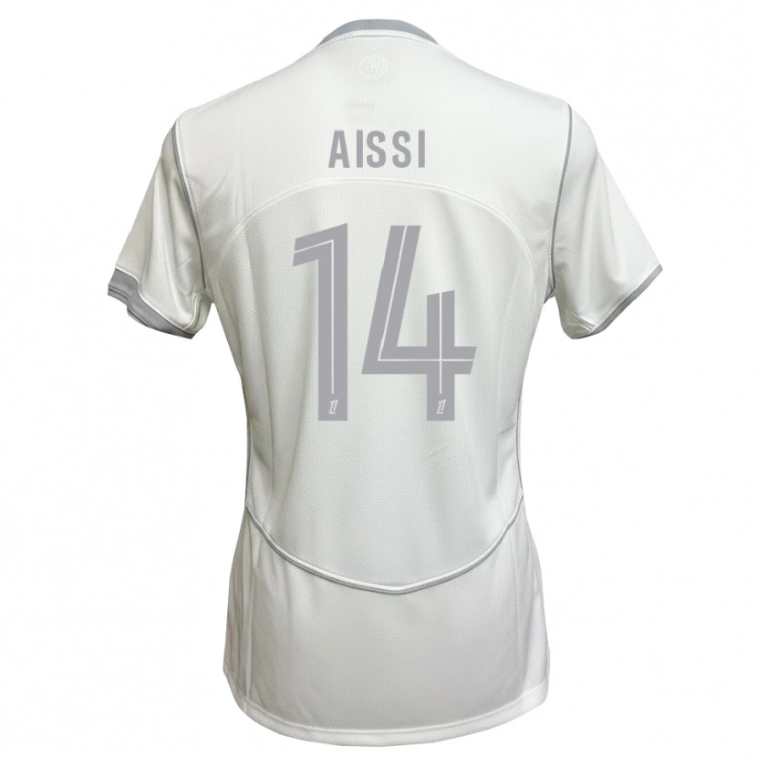 Danxen Män Kylian Aissi #14 Vit Grå Bortatröja Matchtröjor 2026/27 Tröjor T-Tröja