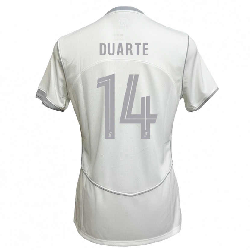 Danxen Män Luis Duarte #14 Vit Grå Bortatröja Matchtröjor 2026/27 Tröjor T-Tröja
