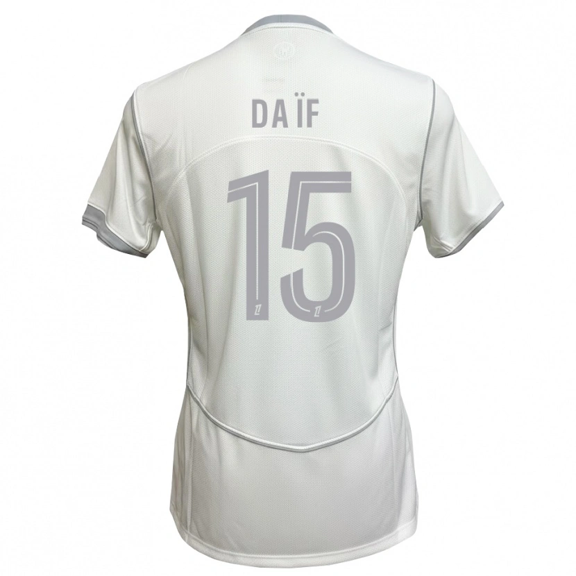Danxen Män Ziyad Daïf #15 Vit Grå Bortatröja Matchtröjor 2026/27 Tröjor T-Tröja