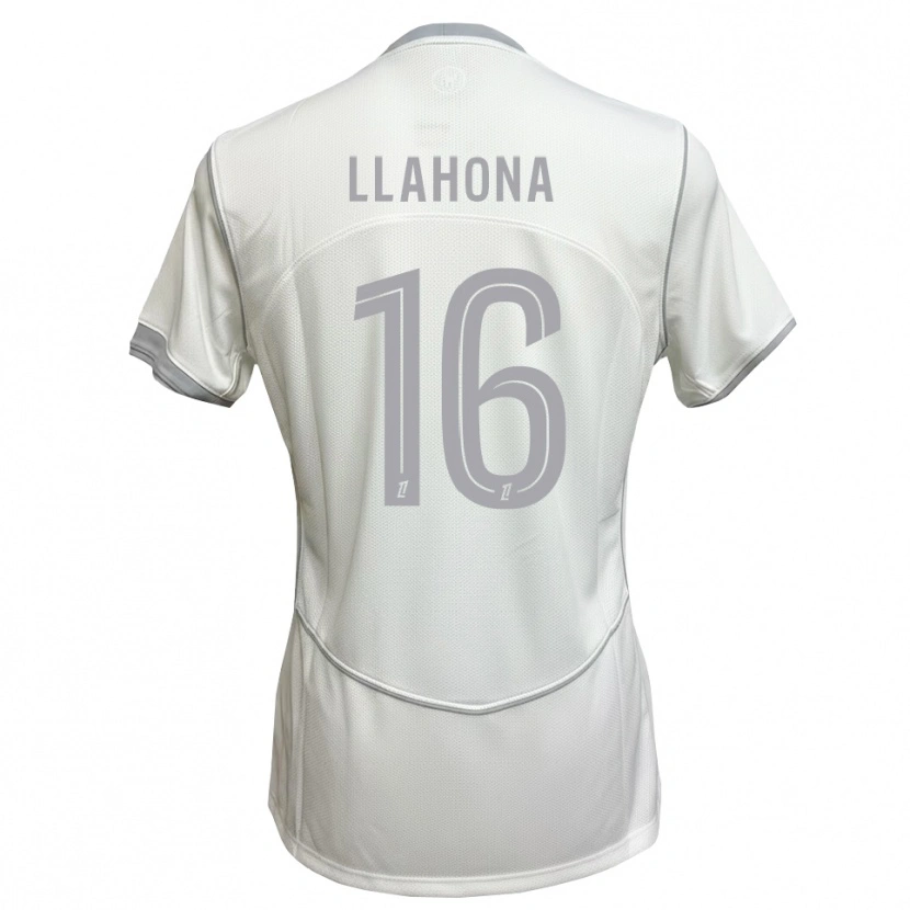 Danxen Män Yann Llahona #16 Vit Grå Bortatröja Matchtröjor 2026/27 Tröjor T-Tröja