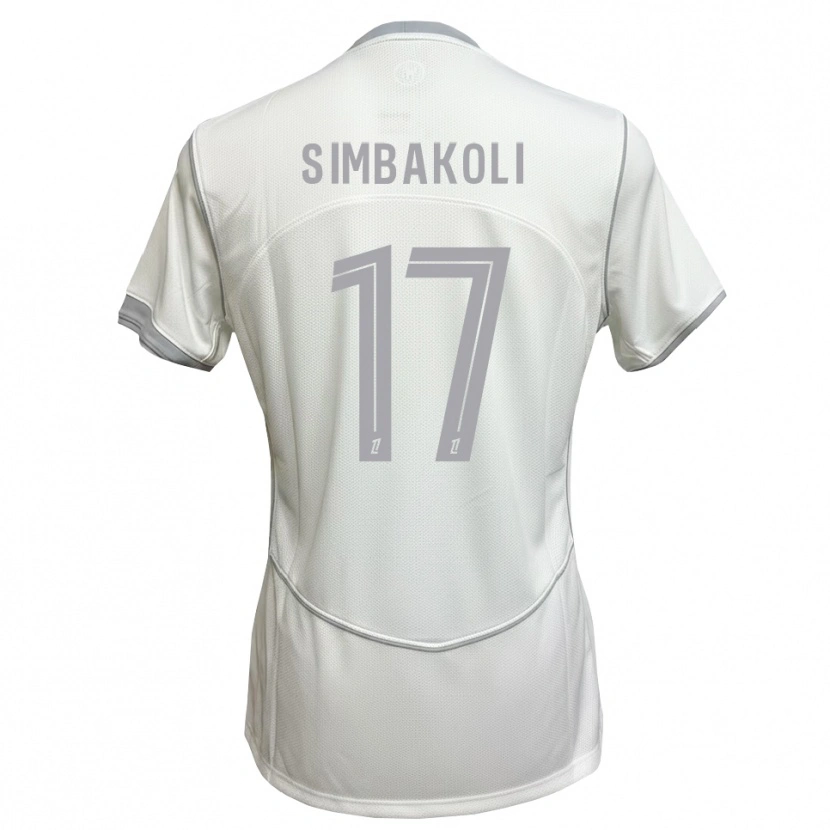 Danxen Män Usman Simbakoli #17 Vit Grå Bortatröja Matchtröjor 2026/27 Tröjor T-Tröja
