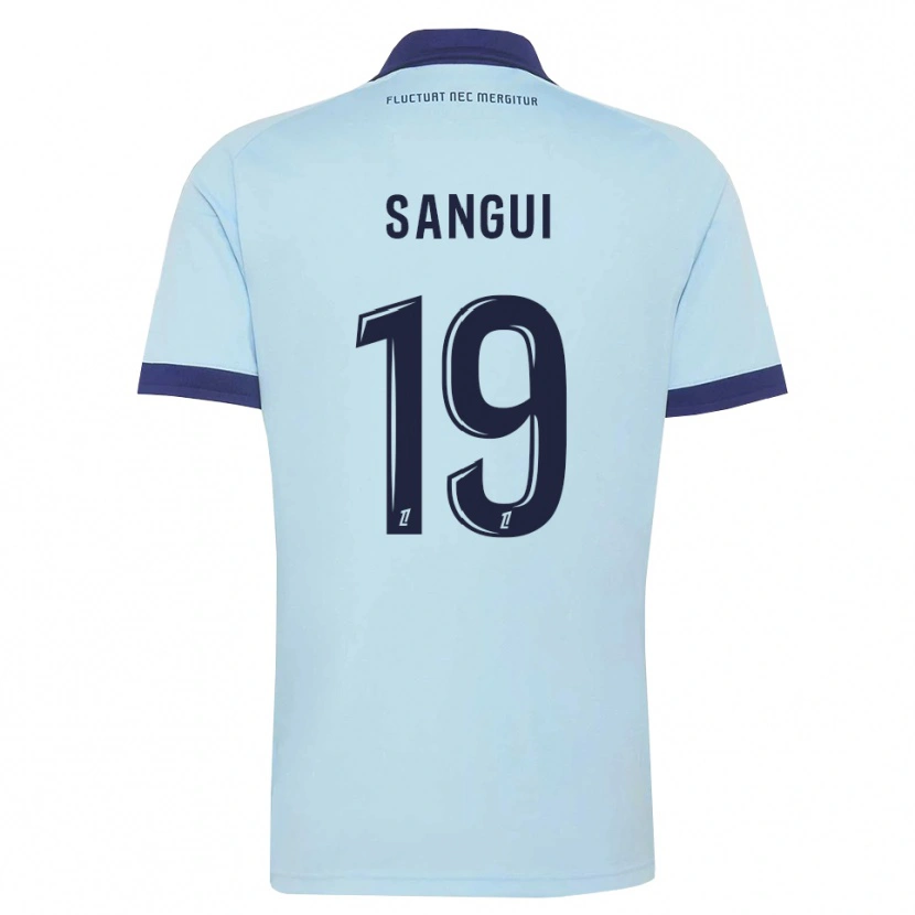 Danxen Män Nhoa Sangui #19 Kornblå Svart Bortatröja Matchtröjor 2026/27 Tröjor T-Tröja