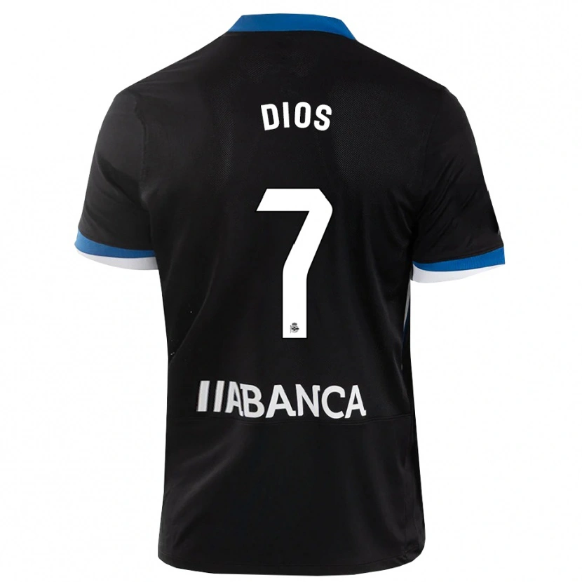 Danxen Män Eva Dios #7 Svart Blå Vit Bortatröja Matchtröjor 2026/27 Tröjor T-Tröja