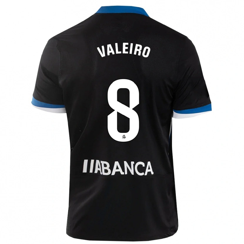 Danxen Män Mauro Valeiro #8 Svart Blå Vit Bortatröja Matchtröjor 2026/27 Tröjor T-Tröja