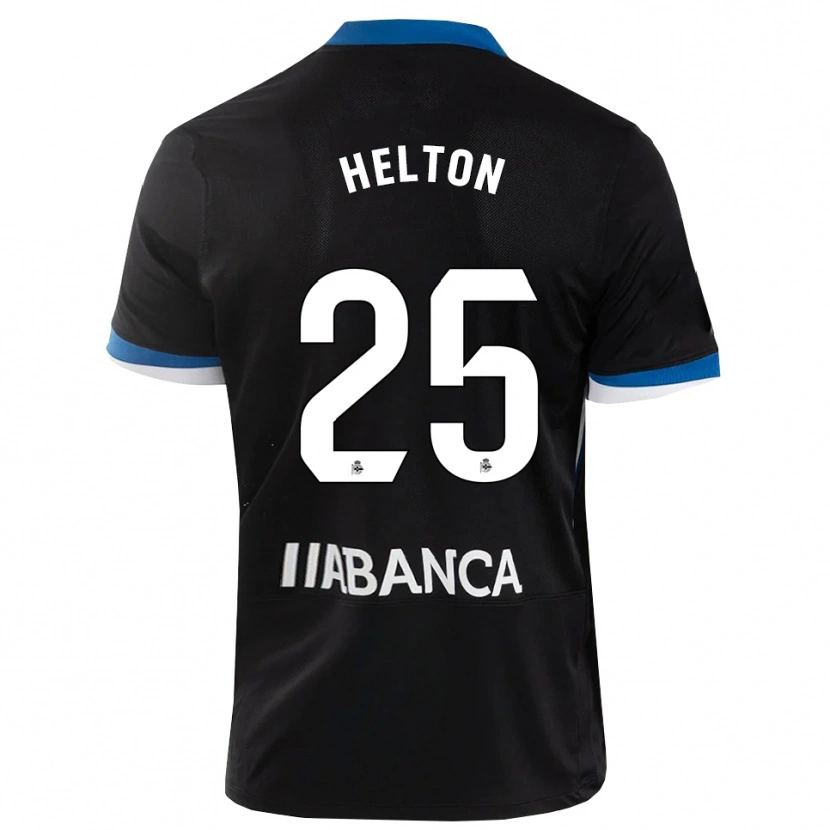 Danxen Män Helton Leite #25 Svart Blå Vit Bortatröja Matchtröjor 2026/27 Tröjor T-Tröja