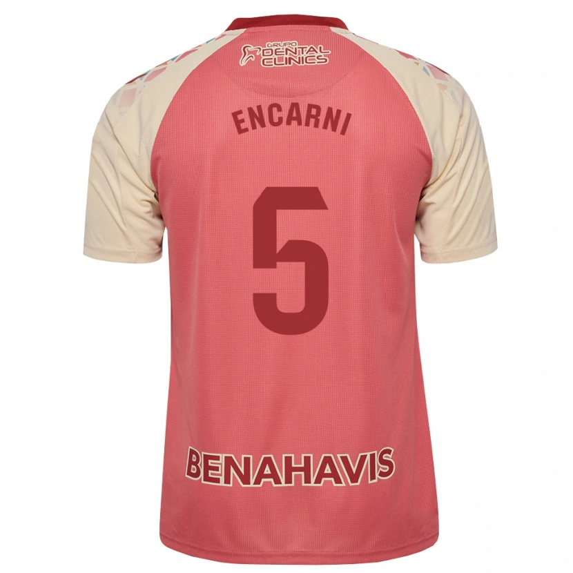 Danxen Män Encarni #5 Ljus Rosa Röd Blå Bortatröja Matchtröjor 2026/27 Tröjor T-Tröja