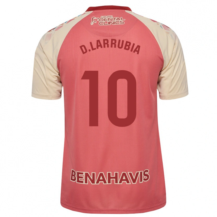 Danxen Män David Larrubia #10 Ljus Rosa Röd Blå Bortatröja Matchtröjor 2026/27 Tröjor T-Tröja