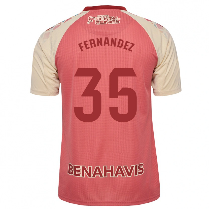 Danxen Män Inés Fernández #35 Ljus Rosa Röd Blå Bortatröja Matchtröjor 2026/27 Tröjor T-Tröja