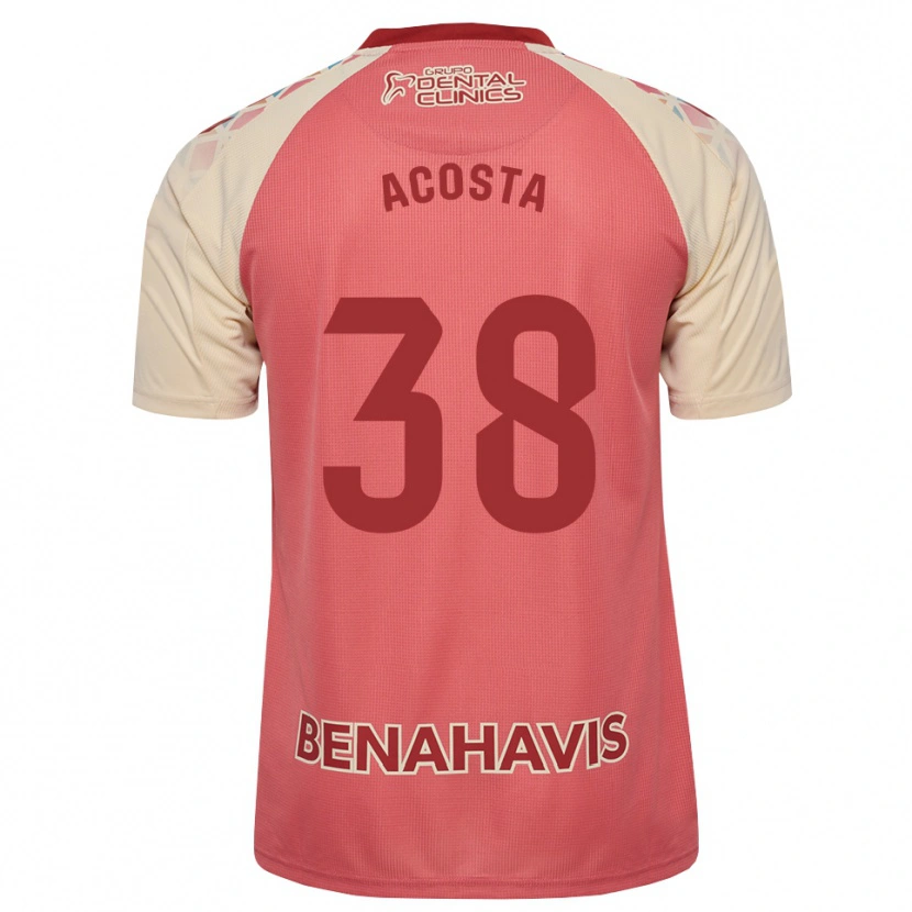 Danxen Män Judith Acosta #38 Ljus Rosa Röd Blå Bortatröja Matchtröjor 2026/27 Tröjor T-Tröja