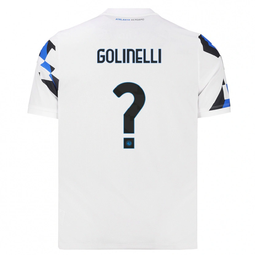 Danxen Män Martino Golinelli #0 Vit Röd Blå Bortatröja Matchtröjor 2026/27 Tröjor T-Tröja