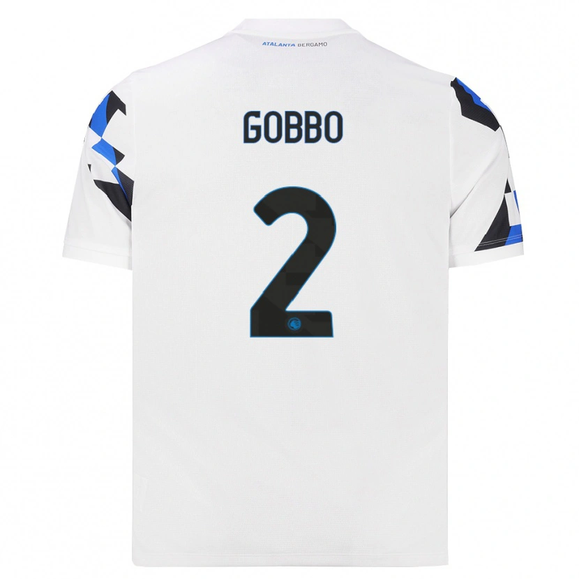 Danxen Män Luca Gobbo #2 Vit Röd Blå Bortatröja Matchtröjor 2026/27 Tröjor T-Tröja
