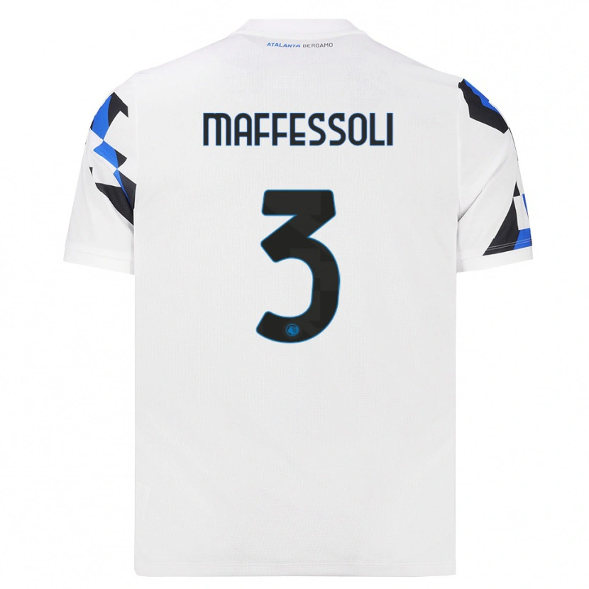 Danxen Män Manuel Maffessoli #3 Vit Röd Blå Bortatröja Matchtröjor 2026/27 Tröjor T-Tröja