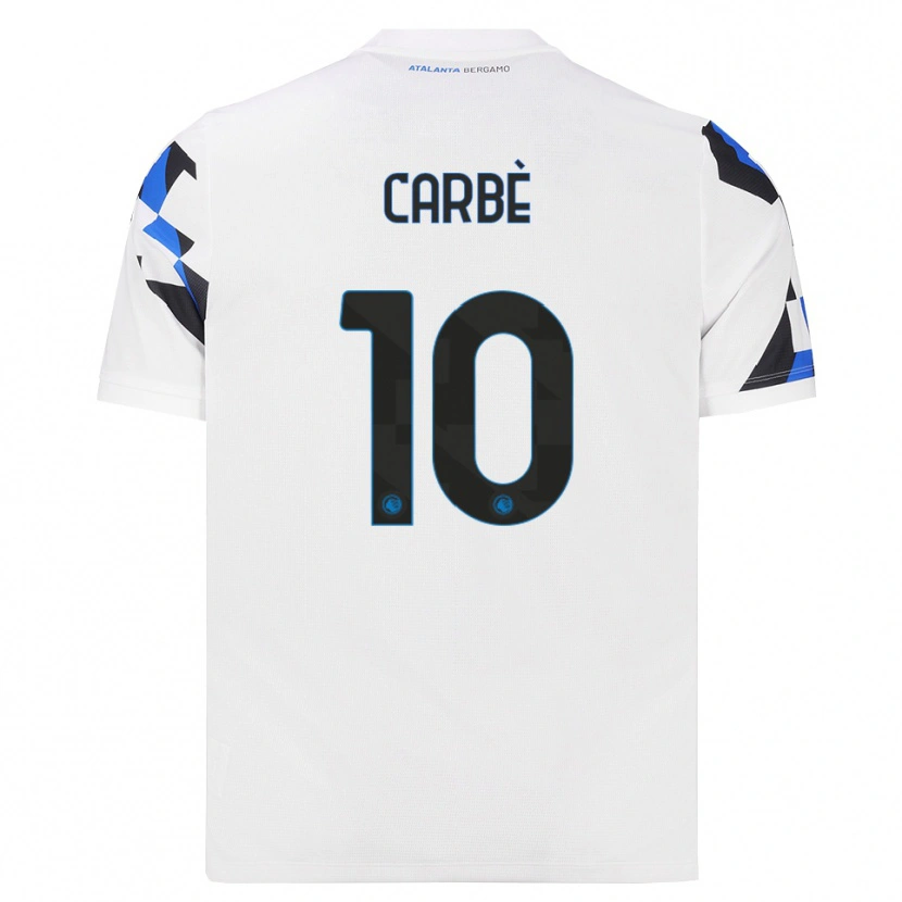 Danxen Män Alessio Carbè #10 Vit Röd Blå Bortatröja Matchtröjor 2026/27 Tröjor T-Tröja