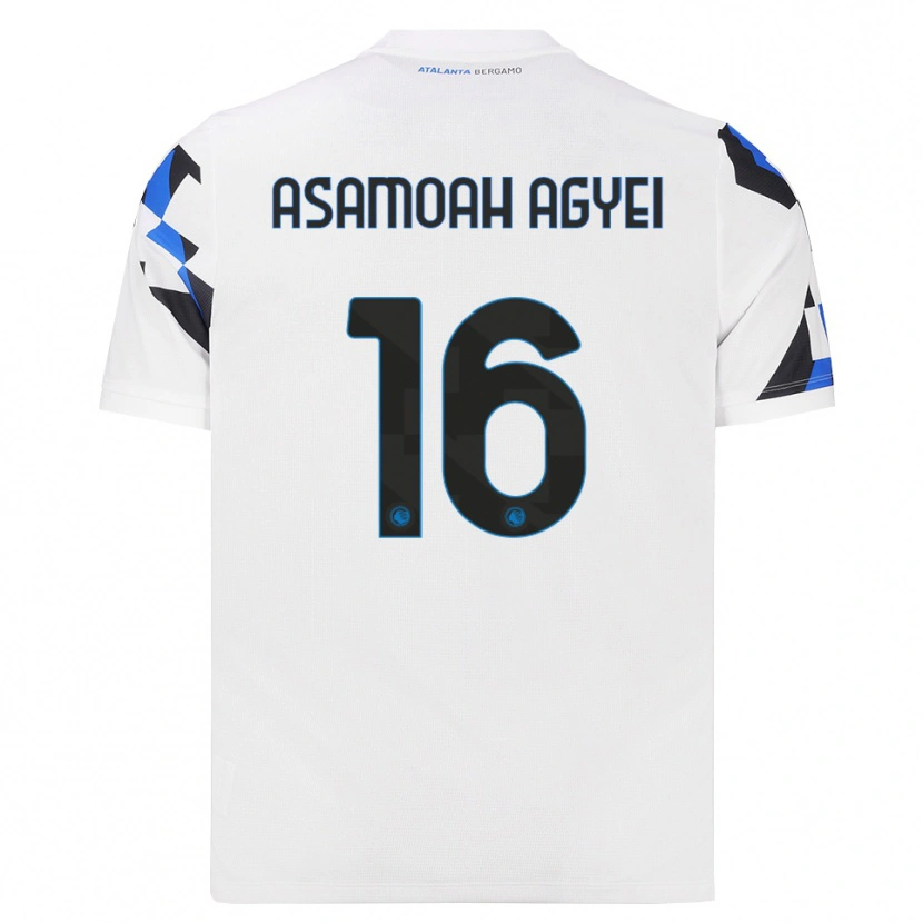 Danxen Män Yaw Asamoah Agyei #16 Vit Röd Blå Bortatröja Matchtröjor 2026/27 Tröjor T-Tröja