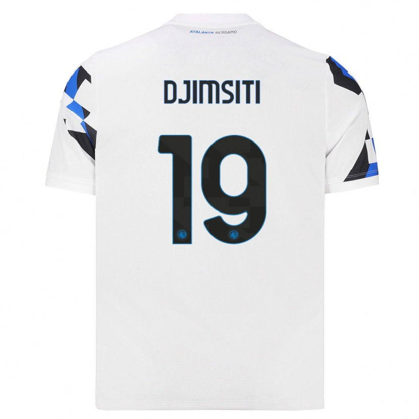 Danxen Män Berat Djimsiti #19 Vit Röd Blå Bortatröja Matchtröjor 2026/27 Tröjor T-Tröja