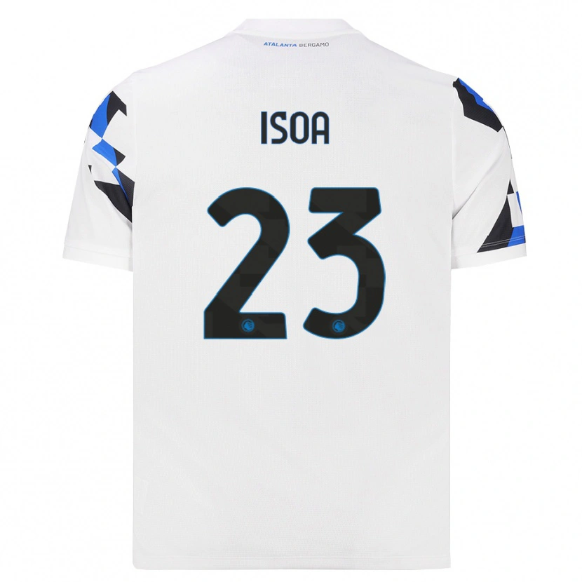 Danxen Män Isaac Isoa #23 Vit Röd Blå Bortatröja Matchtröjor 2026/27 Tröjor T-Tröja