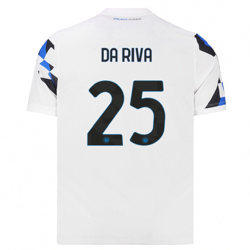 Danxen Män Jacopo Da Riva #25 Vit Röd Blå Bortatröja Matchtröjor 2026/27 Tröjor T-Tröja