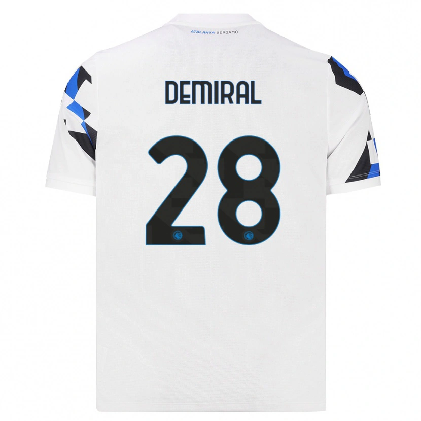 Danxen Män Merih Demiral #28 Vit Röd Blå Bortatröja Matchtröjor 2026/27 Tröjor T-Tröja
