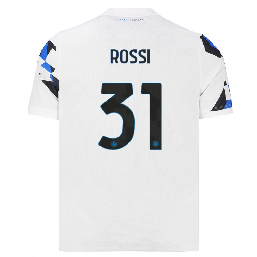 Danxen Män Francesco Rossi #31 Vit Röd Blå Bortatröja Matchtröjor 2026/27 Tröjor T-Tröja