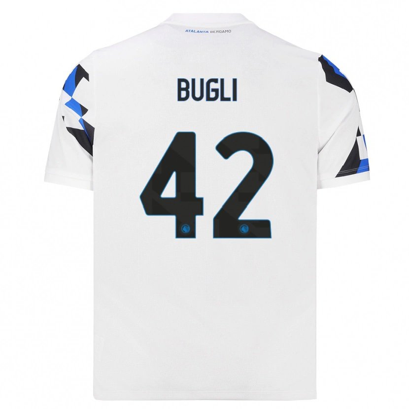 Danxen Män Gabriel Bugli #42 Vit Röd Blå Bortatröja Matchtröjor 2026/27 Tröjor T-Tröja