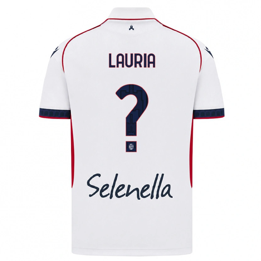 Danxen Män Nicole Lauria #0 Vit Röd Kunglig Blå Bortatröja Matchtröjor 2026/27 Tröjor T-Tröja
