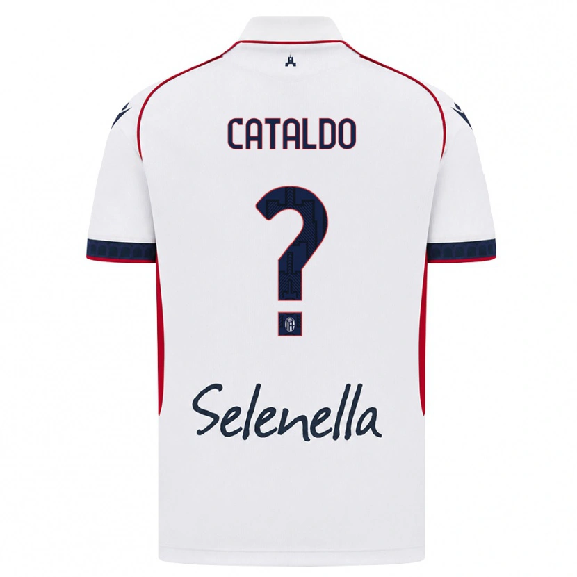 Danxen Män Beatrice Cataldo #0 Vit Röd Kunglig Blå Bortatröja Matchtröjor 2026/27 Tröjor T-Tröja