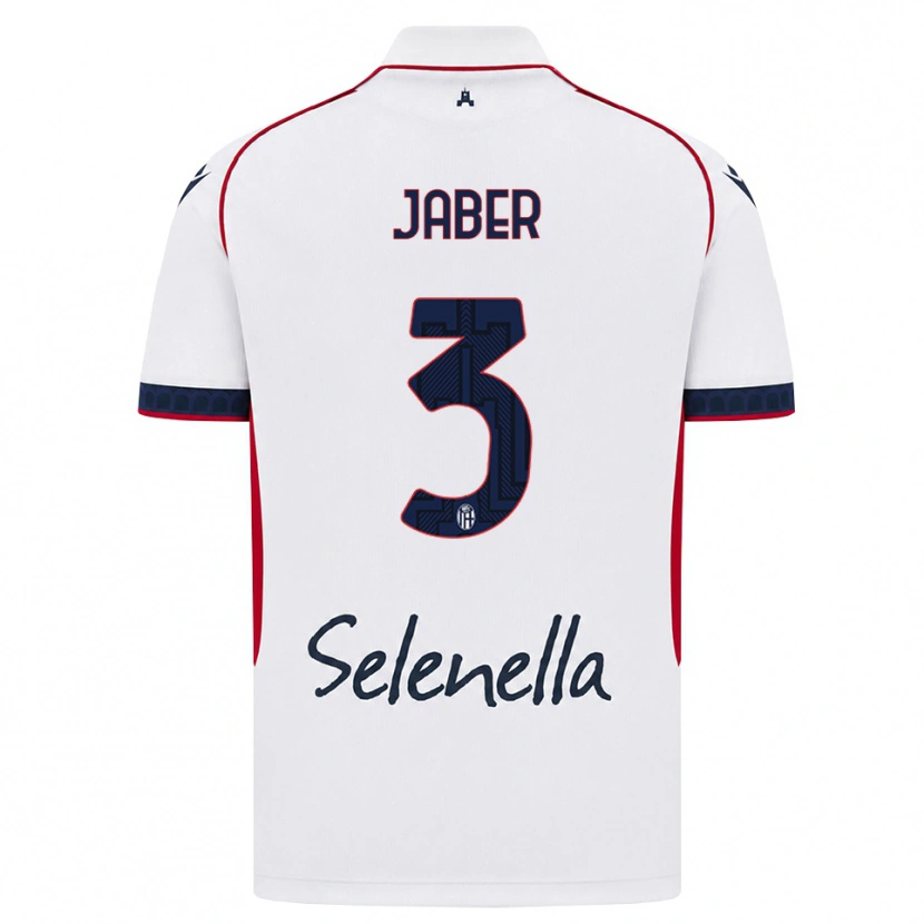 Danxen Män Ali Jaber #3 Vit Röd Kunglig Blå Bortatröja Matchtröjor 2026/27 Tröjor T-Tröja