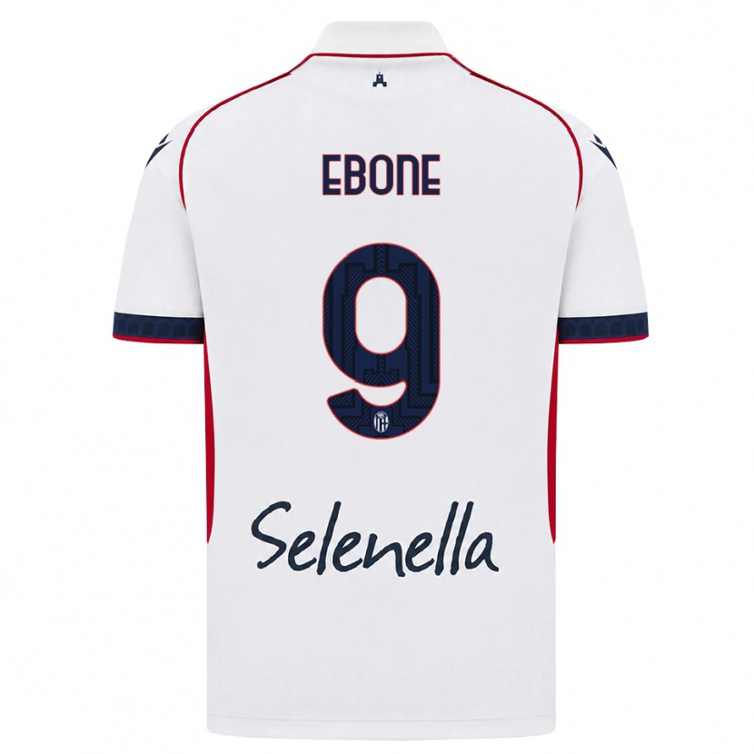 Danxen Män Tommaso Ebone #9 Vit Röd Kunglig Blå Bortatröja Matchtröjor 2026/27 Tröjor T-Tröja