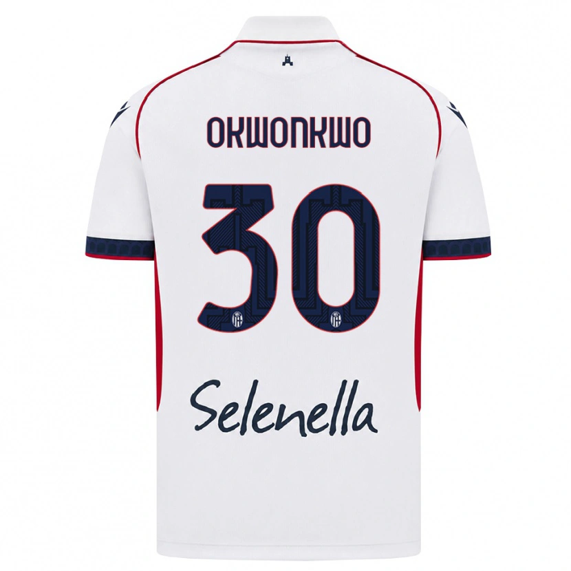 Danxen Män Orji Okwonkwo #30 Vit Röd Kunglig Blå Bortatröja Matchtröjor 2026/27 Tröjor T-Tröja