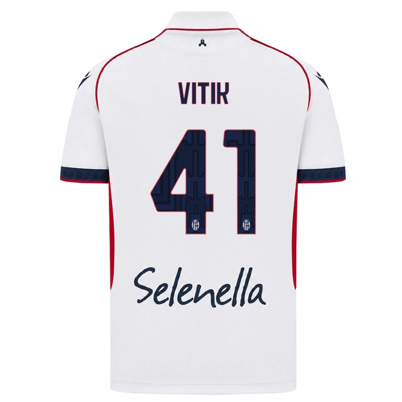 Danxen Män Martin Vitík #41 Vit Röd Kunglig Blå Bortatröja Matchtröjor 2026/27 Tröjor T-Tröja