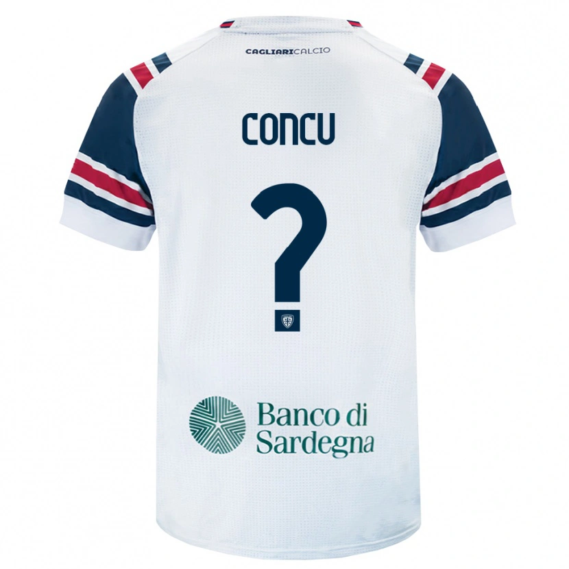 Danxen Män Marco Concu #0 Vit Röd Grön Bortatröja Matchtröjor 2026/27 Tröjor T-Tröja