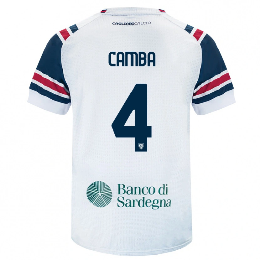 Danxen Män Daniele Camba #4 Vit Röd Grön Bortatröja Matchtröjor 2026/27 Tröjor T-Tröja