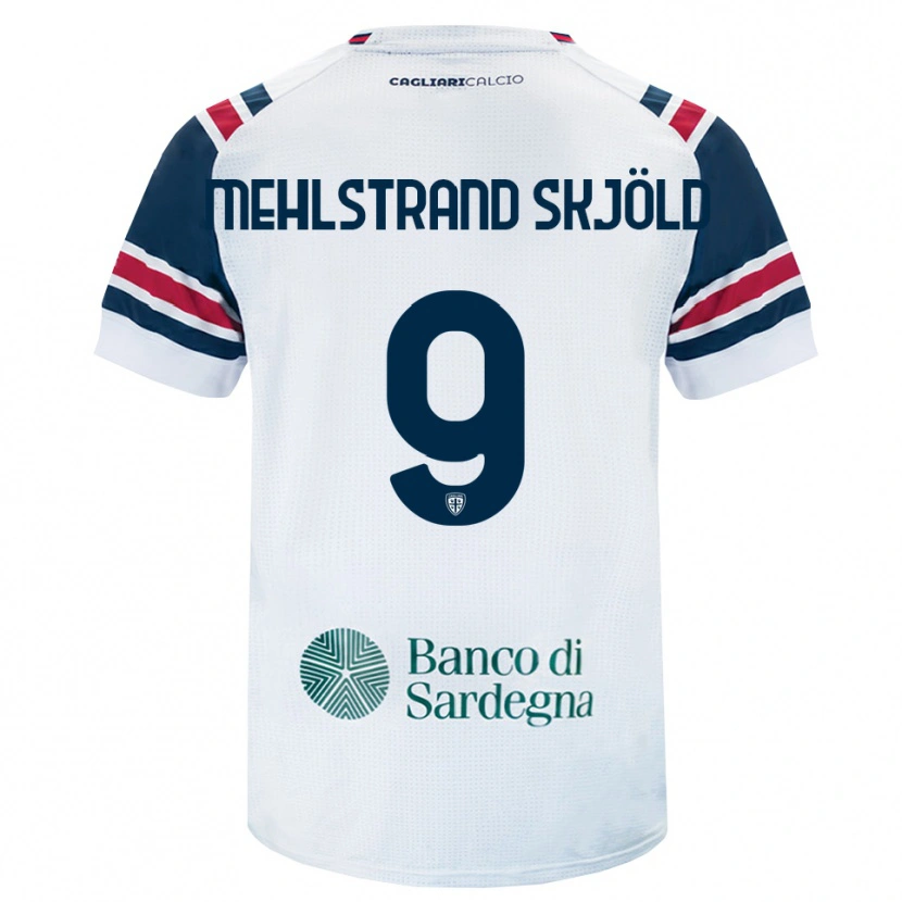 Danxen Män William Mehlstrand Skjöld #9 Vit Röd Grön Bortatröja Matchtröjor 2026/27 Tröjor T-Tröja