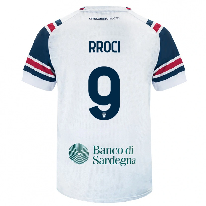 Danxen Män Kevin Rroci #9 Vit Röd Grön Bortatröja Matchtröjor 2026/27 Tröjor T-Tröja