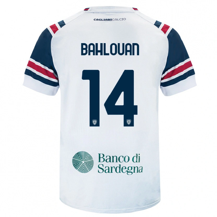 Danxen Män Amine Bahlouan #14 Vit Röd Grön Bortatröja Matchtröjor 2026/27 Tröjor T-Tröja
