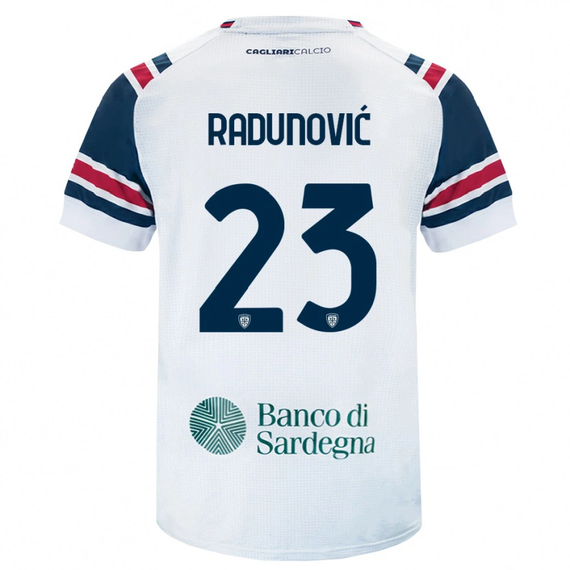 Danxen Män Boris Radunović #23 Vit Röd Grön Bortatröja Matchtröjor 2026/27 Tröjor T-Tröja