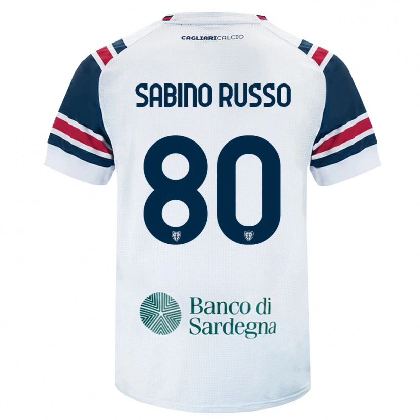 Danxen Män Alessandro Sabino Russo #80 Vit Röd Grön Bortatröja Matchtröjor 2026/27 Tröjor T-Tröja