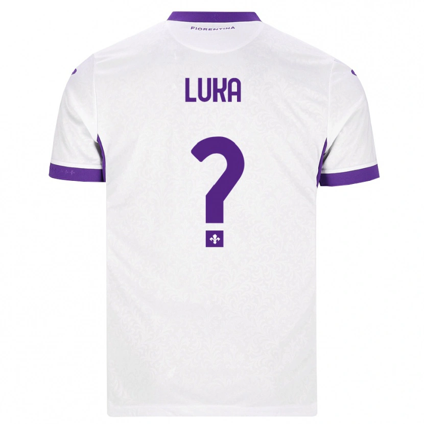 Danxen Män Majkol Luka #0 Vit Lila Bortatröja Matchtröjor 2026/27 Tröjor T-Tröja